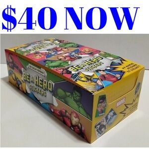 100 PACKS 2025 Marvel Be A Hero Superstore Loblaw Sticker Card Pack 400 Stickers